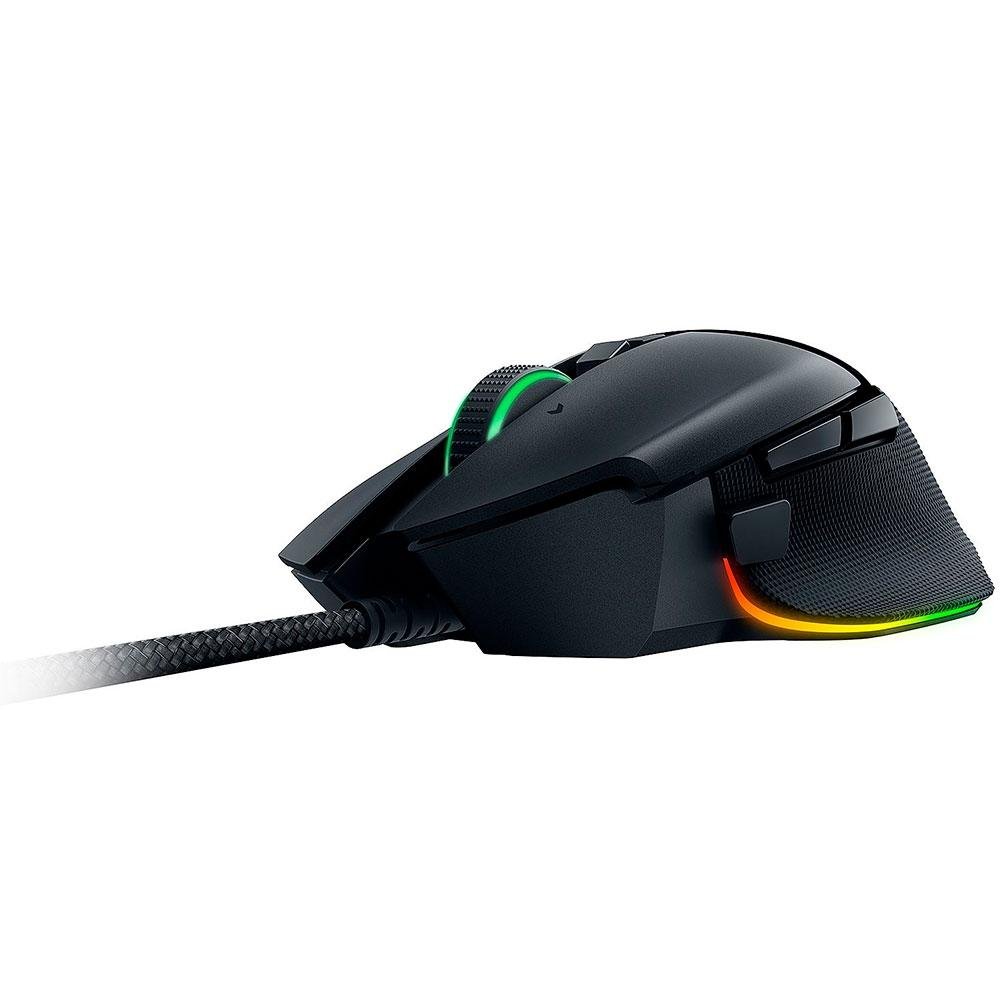 Mouse Gamer Razer Basilisk V3, RGB Chroma, 26000 DPI, Optical Switch, 11 Botões, Preto - RZ0104000100R3M1