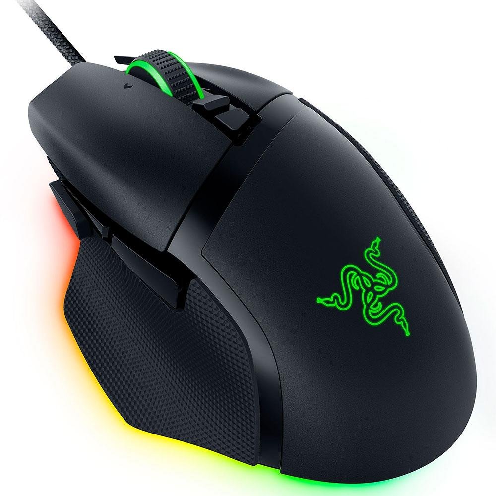 Mouse Gamer Razer Basilisk V3, RGB Chroma, 26000 DPI, Optical Switch, 11 Botões, Preto - RZ0104000100R3M1
