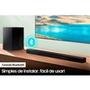 Soundbar Samsung, 2.1 Canais, 300W RMS, Bluetooth, Subwoofer Sem Fio, Preto - HW-A455