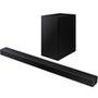Soundbar Samsung, 2.1 Canais, 300W RMS, Bluetooth, Subwoofer Sem Fio, Preto - HW-A455