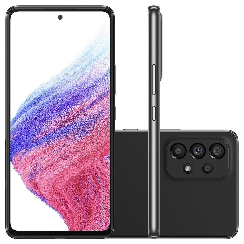 8550 Samsung Galaxy A53 SIMフリー Samsung Galaxy A53 128GB, Preto | KaBuM!