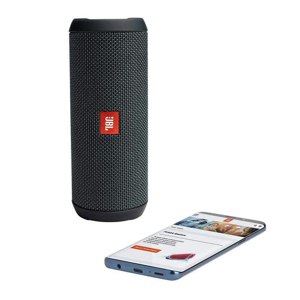 Caixa de Som JBL Flip Essential, 16W RMS, Bluetooth, Resistente à Água, Preto - 28913255 Caixa de Som JBL Flip Essential, 16W RMS, Bluetooth, Resistente à Água, Preto - 28913255