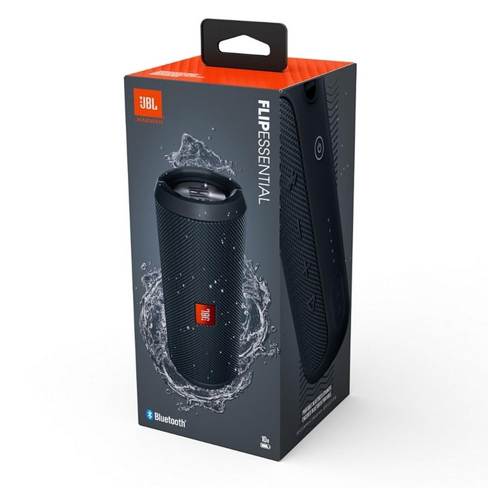 Caixa de Som JBL Flip Essential, 16W RMS, Bluetooth, Resistente à Água, Preto - 28913255 Caixa de Som JBL Flip Essential, 16W RMS, Bluetooth, Resistente à Água, Preto - 28913255