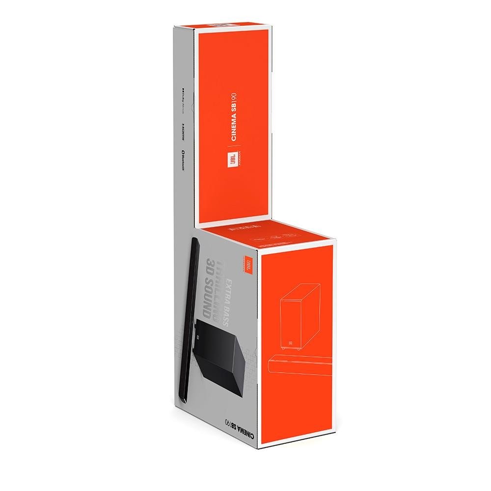 Soundbar JBL Cinema SB 190, 2.1 Dolby Atmos|KaBuM!