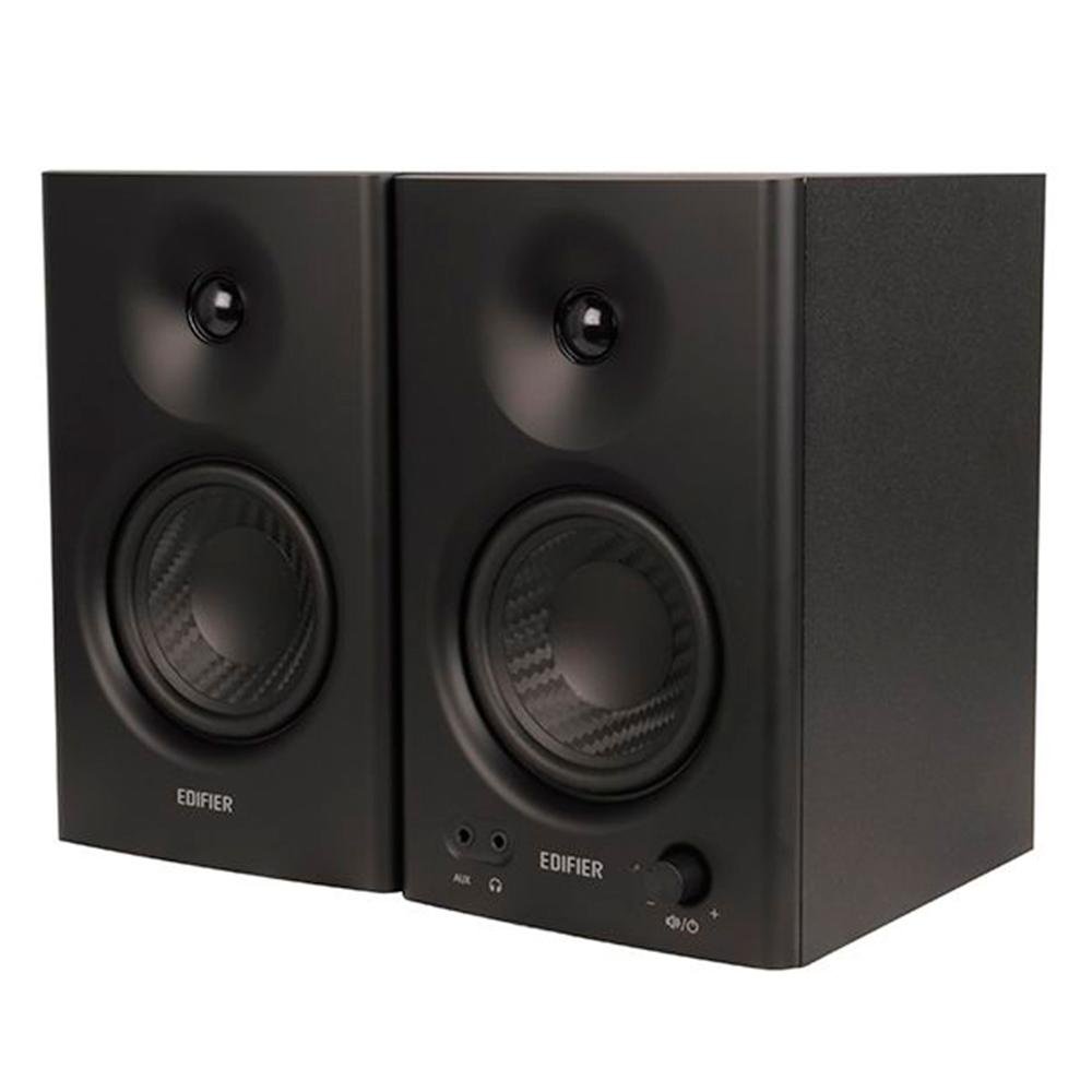 EDIFIER MR4 ブラック Monitor de Áudio Edifier MR4, 42W RMS, TRS, RCA/AUX, Modo Música