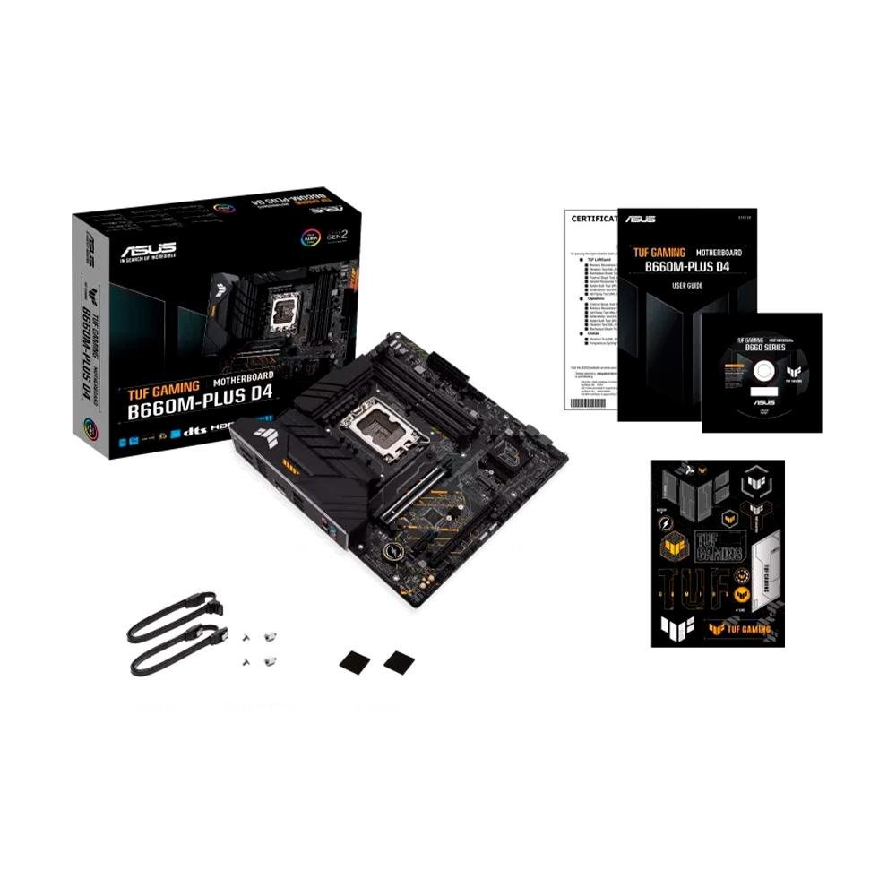Placa-Mãe Asus TUF Gaming B660M-PLUS D4 | KaBuM!