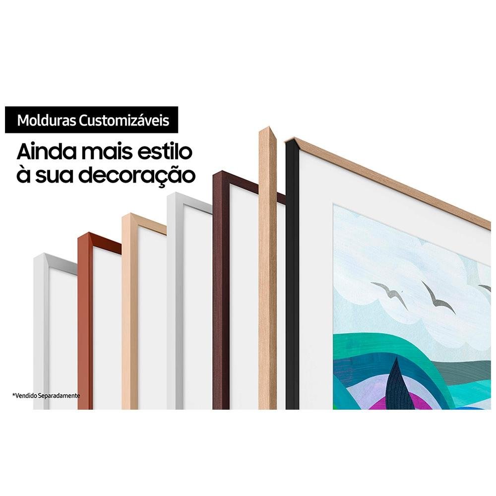 Smart TV Samsung 43 Polegadas QLED 4K The Frame, Modo Arte, 4 HDMI, Pontos Quânticos, Slim Frame Design, Acabamento Matte - QN43LS03BAGXZD Smart TV Samsung 43 Polegadas QLED 4K The Frame, Modo Arte, 4 HDMI, Pontos Quânticos, Slim Frame Design, Acabamento Matte - QN43LS03BAGXZD