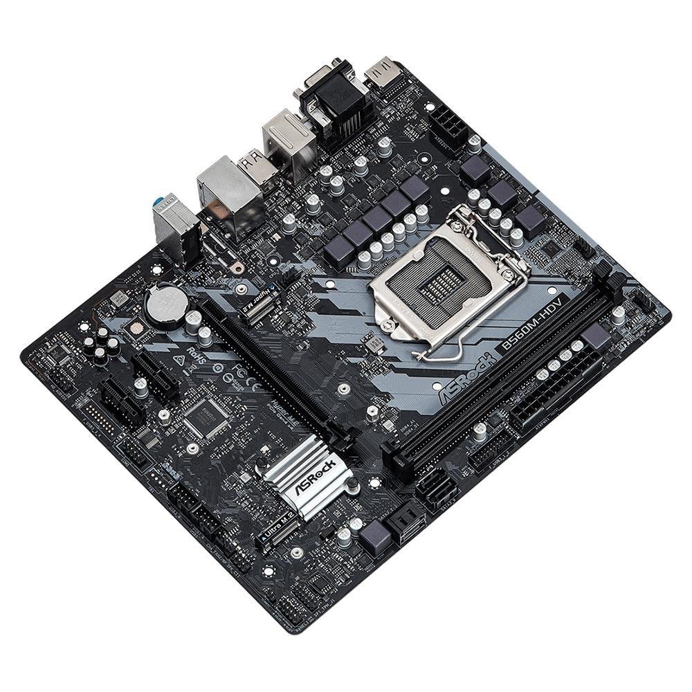 Kit Processador Intel Core i3-10105 + Placa-Mãe ASRock B560M-HDV