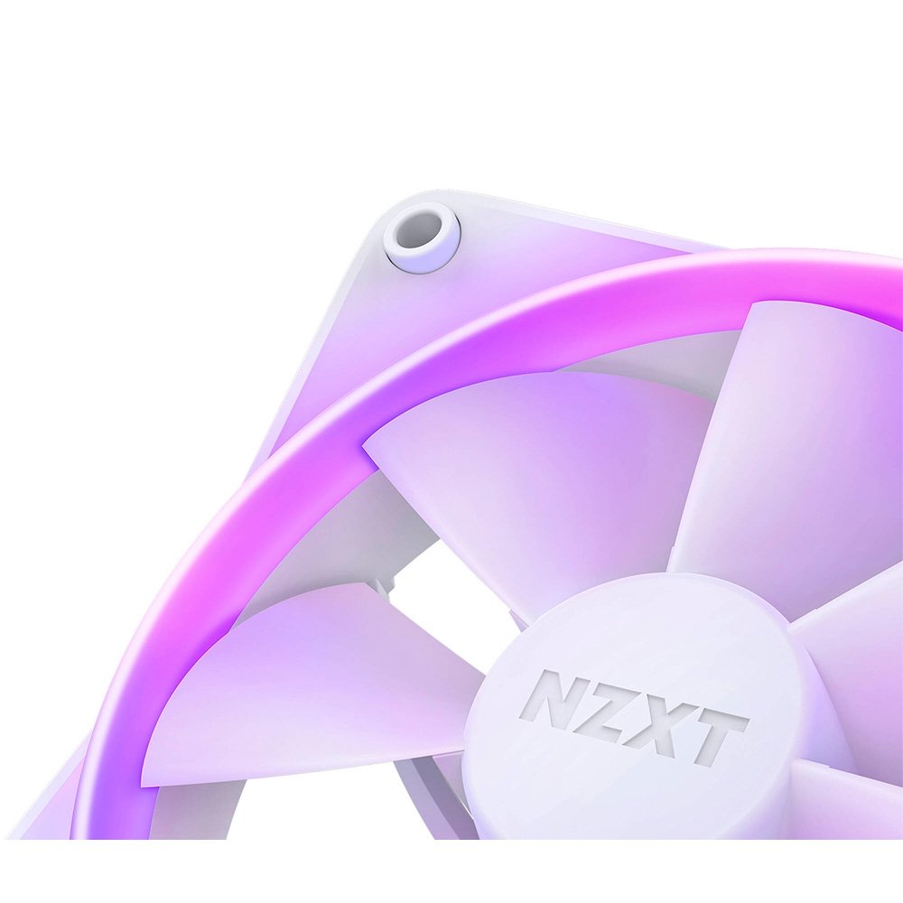 Kit Com 3 Ventoinhas NZXT, 120mm, RGB, Branco - RF-R12TF-W1 Kit Com 3 Ventoinhas NZXT, 120mm, RGB, Branco - RF-R12TF-W1