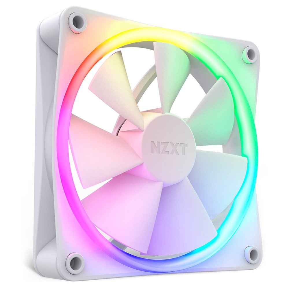 Kit Com 3 Ventoinhas NZXT, 120mm, RGB, Branco - RF-R12TF-W1 Kit Com 3 Ventoinhas NZXT, 120mm, RGB, Branco - RF-R12TF-W1