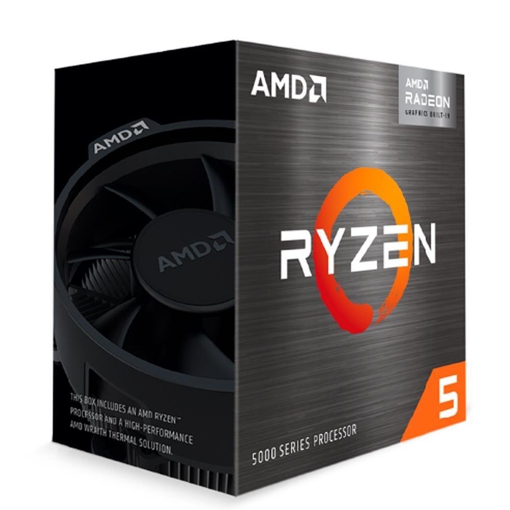 Kit Processador AMD Ryzen 5 5600G, 3.9GHz (4.4GHz Max Turbo), AM4