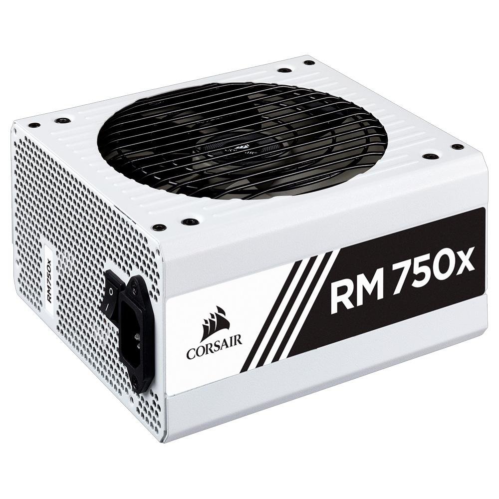 Fonte Corsair RMx Series, 750W, 80 Plus Gold, Modular, Sem Cabo, Branca - CP-9020187-NA
