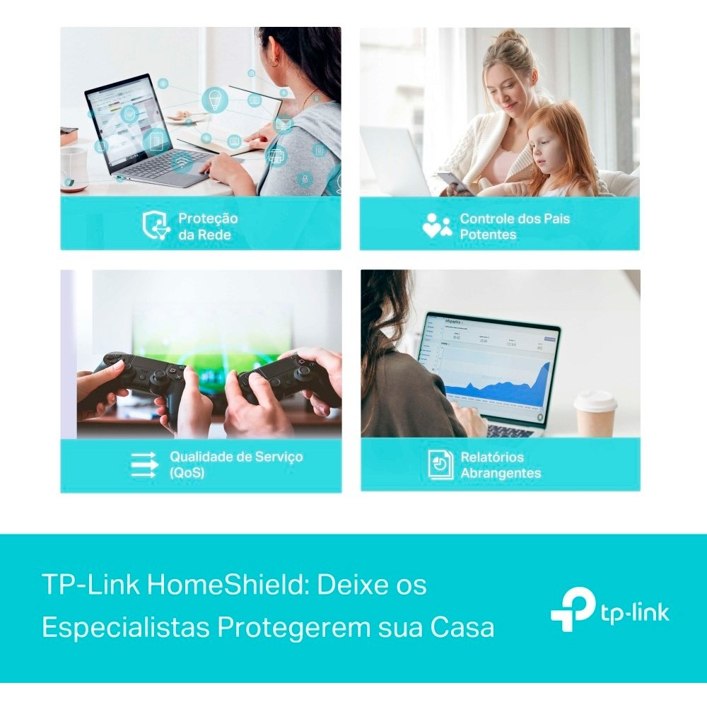 Roteador TP-Link Deco X50, AX3000, WiFi 6, 2402 Mbps, 2 Antenas Internas, Branco - Deco X50(2-pack) Roteador TP-Link Deco X50, AX3000, WiFi 6, 2402 Mbps, 2 Antenas Internas, Branco - Deco X50(2-pack)
