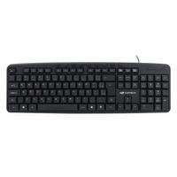 Teclado C3Tech Multimídia, com Fio, ABNT2, USB, Preto - KB-M40BK