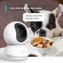 Câmera de Segurança Residencial Tp-Link WiFi e Pan/Tilt, 360, 1080P, Visão Noturna, Detecção de Movimentos, Branco - TAPO TC70