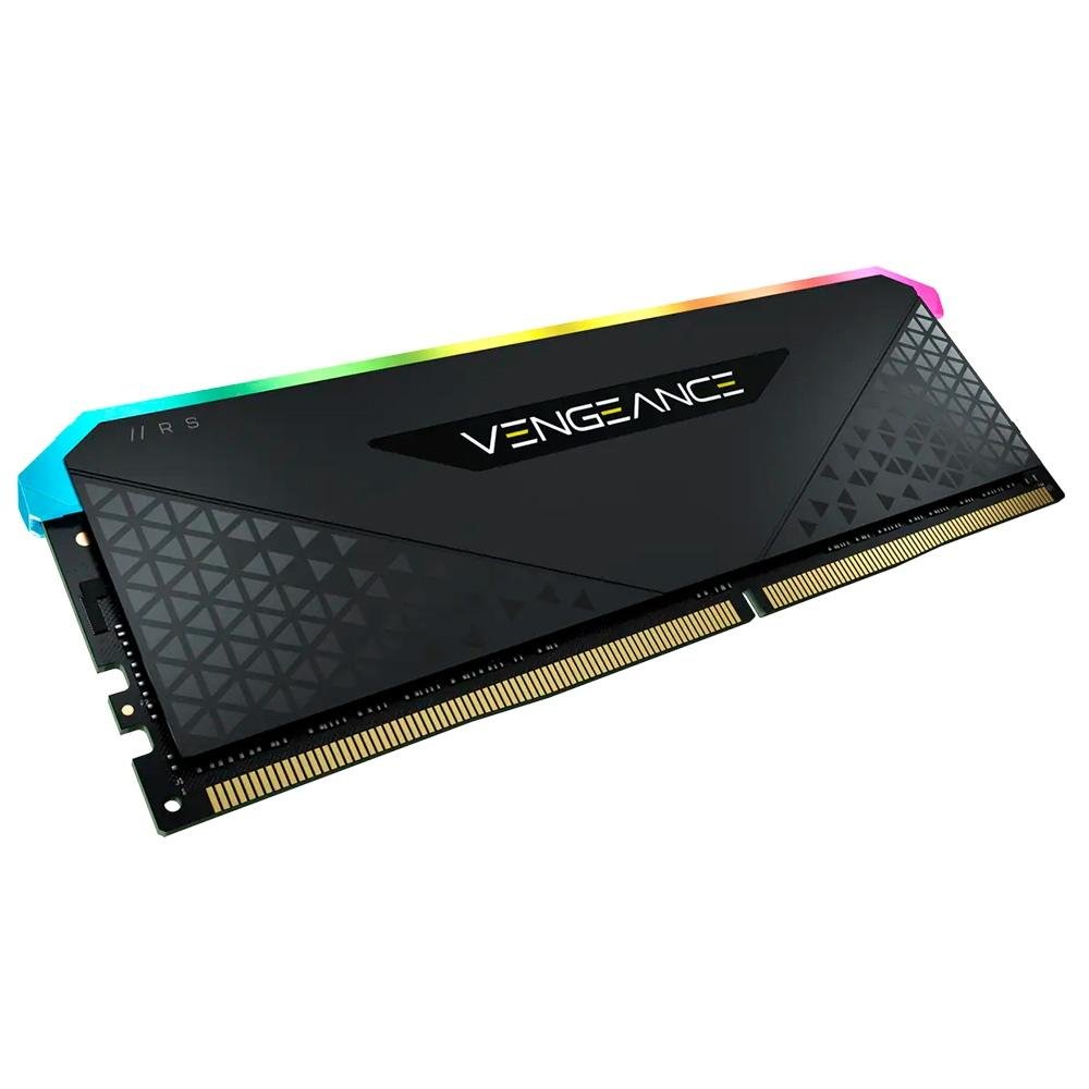 メモリー 32GB (2 x 16GB) DDR4 DRAM 3200MHz Memória Corsair Vengeance RGB RS | KaBuM!