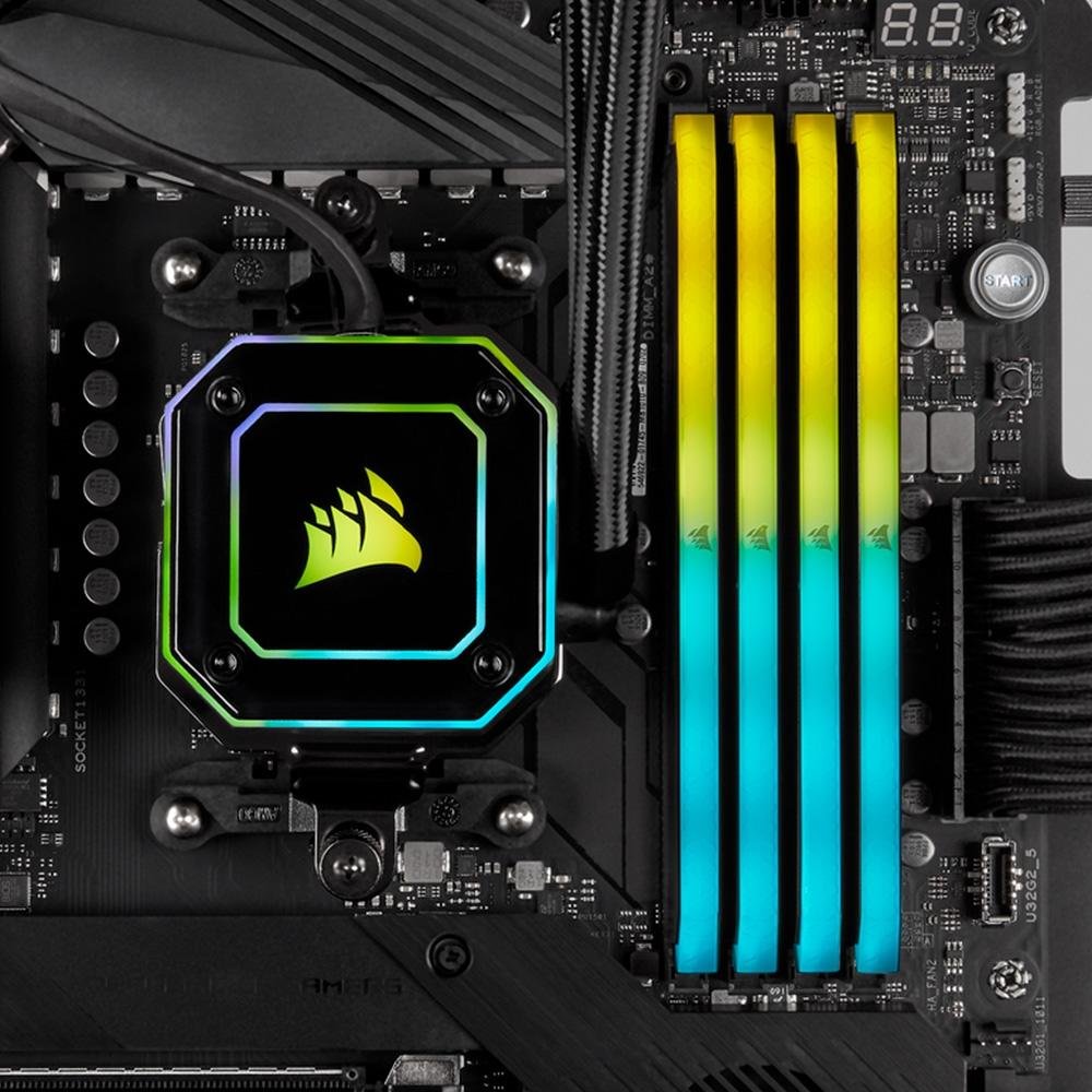 メモリー CORSAIR VENGEANCE RGB RS DDR4 32GB Memória Corsair Vengeance RGB RS | KaBuM!