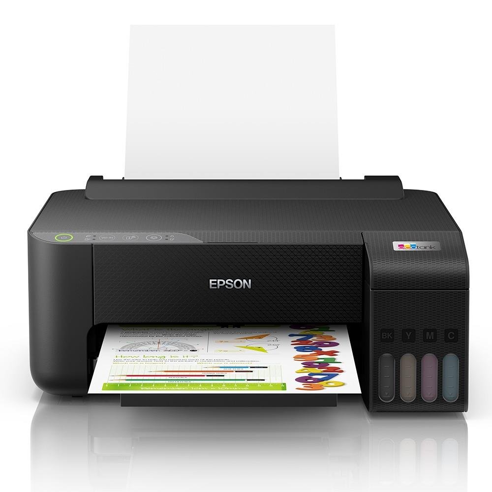 Impressora Jato de Tinta Epson EcoTank L1250, Colorida, USB, Wifi, Duplex, Bivolt, Preto - C11CJ71302BR
