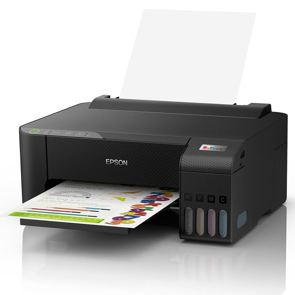 Impressora Jato de Tinta Epson EcoTank L1250, Colorida, USB, Wifi, Duplex, Bivolt, Preto - C11CJ71302BR