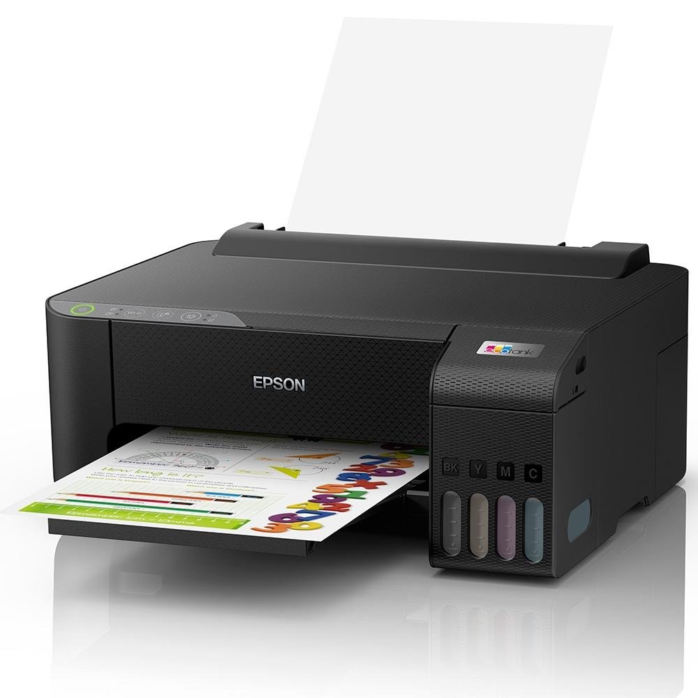 Impressora Jato de Tinta Epson EcoTank L1250, Colorida, USB, Wifi, Duplex, Bivolt, Preto - C11CJ71302BR