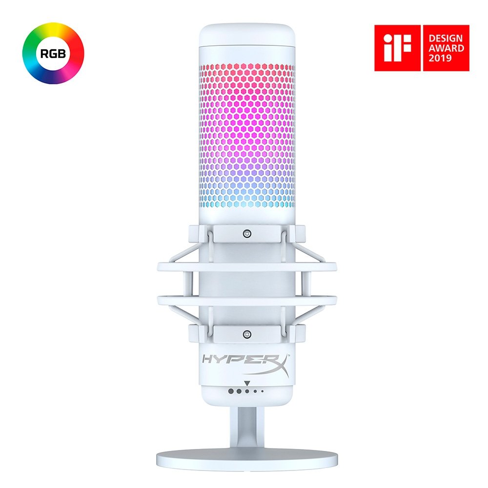 Microfone Gamer HyperX QuadCast S Podcast | KaBuM!