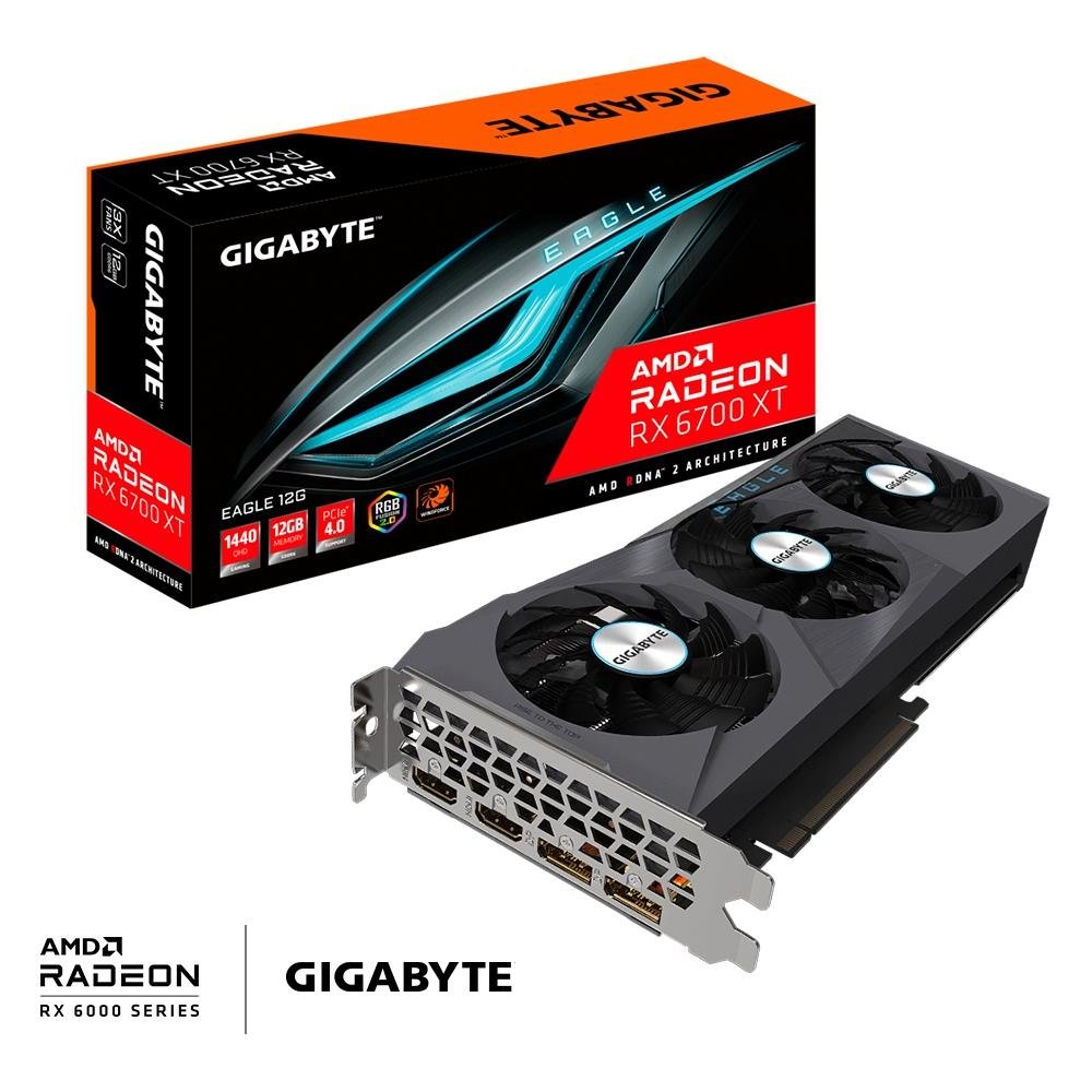 AMD Radeon RX 6700 XT グラフィックボード Placa de Vídeo Gigabyte AMD RX 6700 XT | KaBuM!