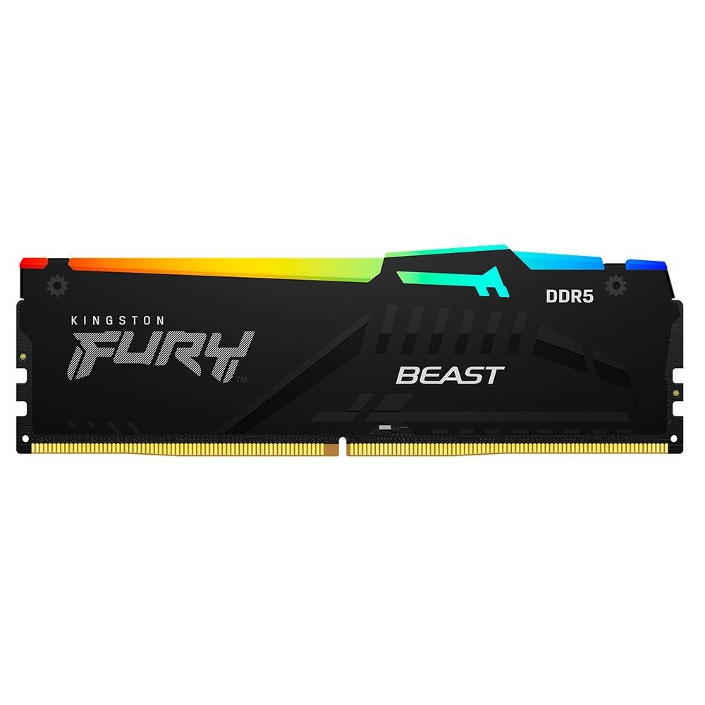 Memória Kingston Fury Beast, RGB, 32GB | KaBuM!