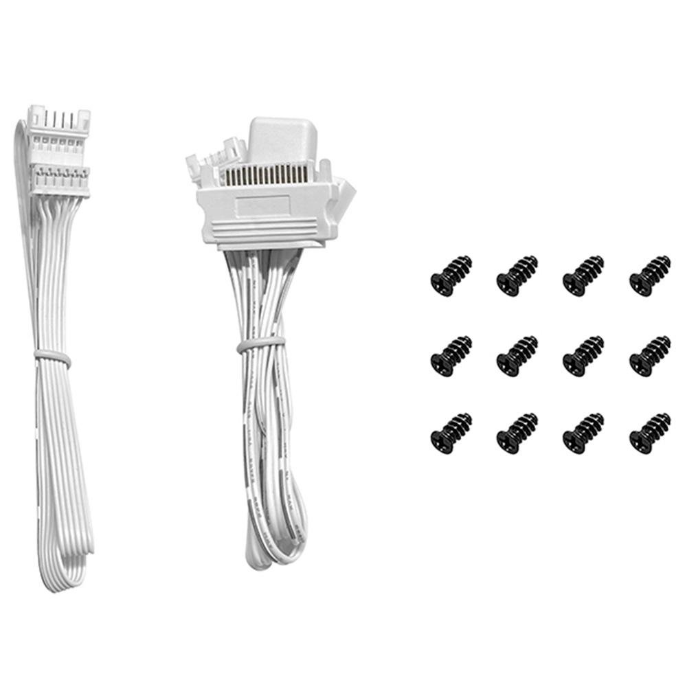 Kit Cooler FAN Gamer com 3 Fans Deepcool FC120, 120mm, RGB, LED, Branco - R-FC120-WHAMN3-G-1