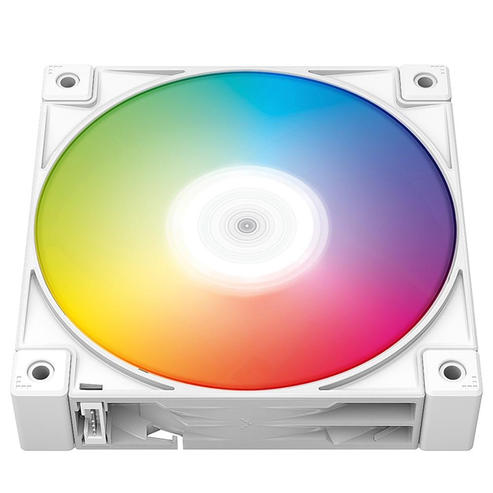 Kit Cooler FAN Gamer com 3 Fans Deepcool FC120, 120mm, RGB, LED, Branco - R-FC120-WHAMN3-G-1