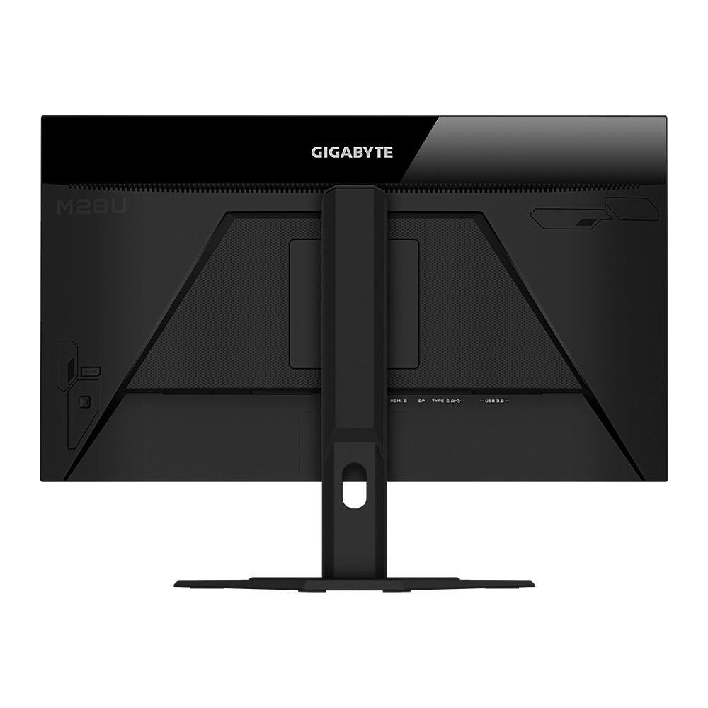 Monitor Gamer Gigabyte 28" LED, 144Hz, 4K, 1ms, IPS, HDMI e DP, 120% sRGB, HDR, FreeSync, Altura Ajustável, Preto - M28U-SA