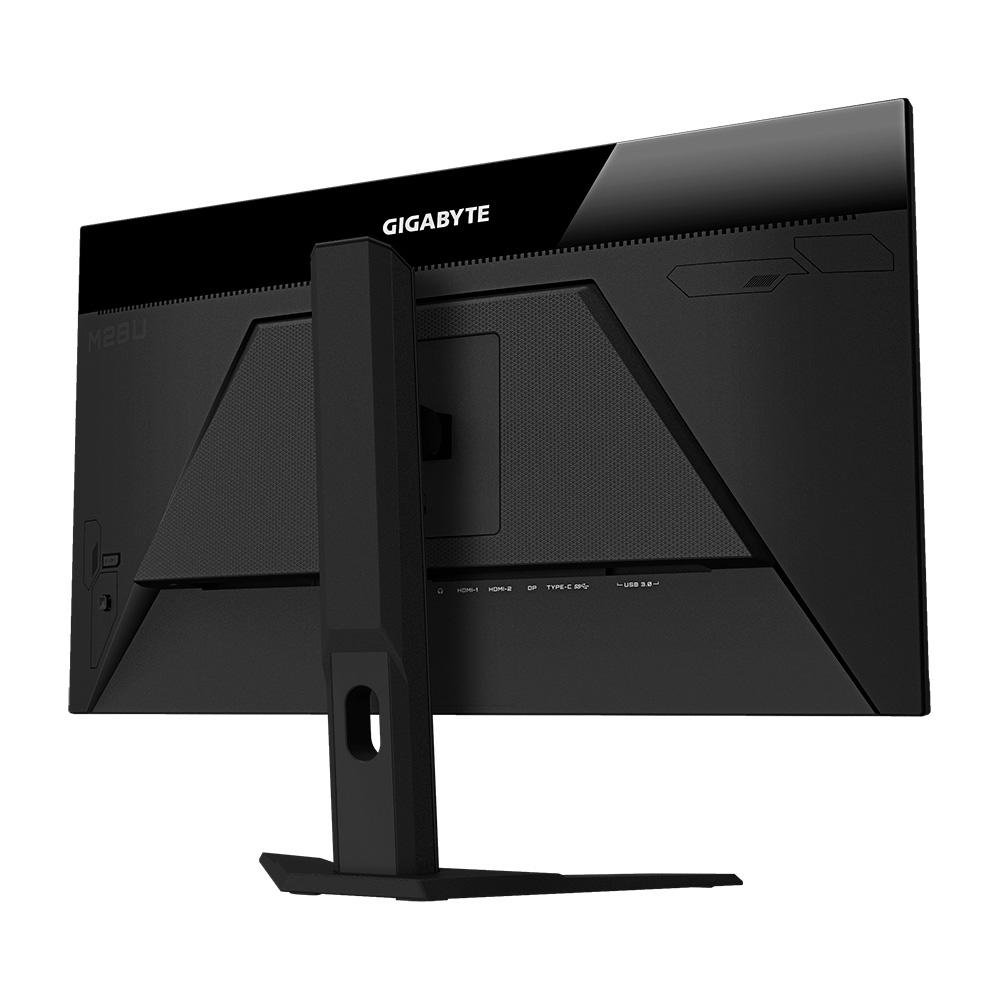 Monitor Gamer Gigabyte 28" LED, 144Hz, 4K, 1ms, IPS, HDMI e DP, 120% sRGB, HDR, FreeSync, Altura Ajustável, Preto - M28U-SA