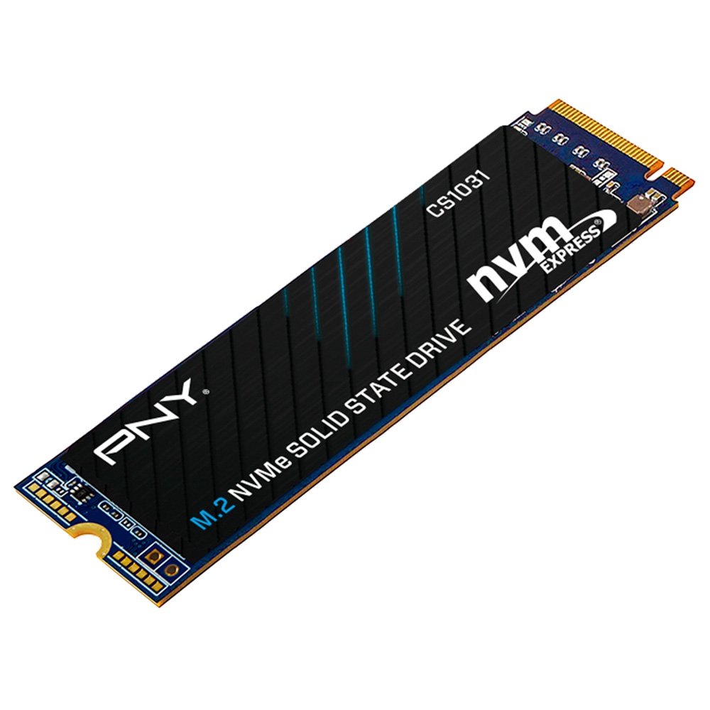 SSD PNY CS1031, 500GB, M.2 2280 PCIe Gen3x4, NVMe 1.4, Leitura: 2200 MB/s e Gravação: 1200 MB/s, Preto - M280CS1031-500-CL