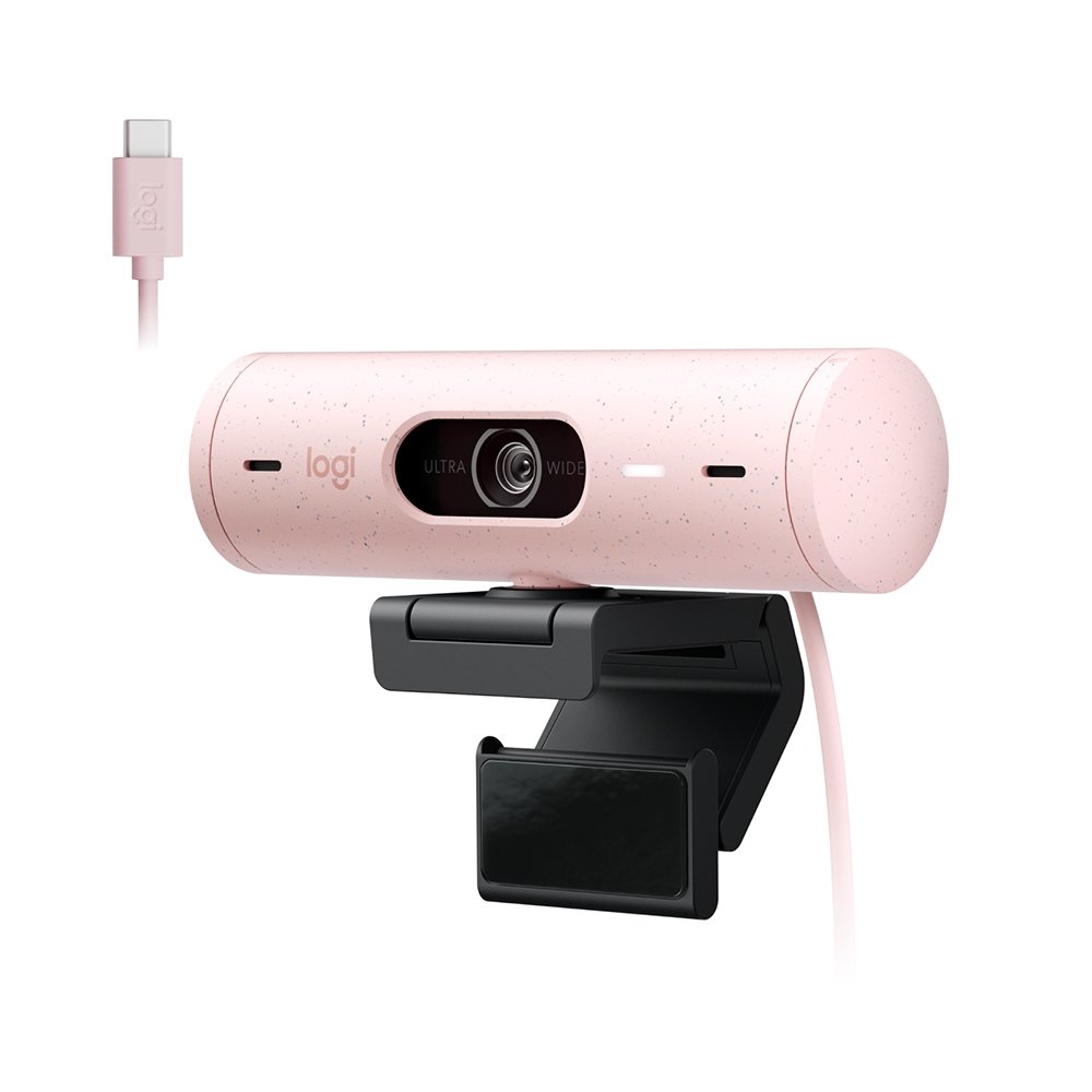 Logicool BRIO 500 ピンク Webcam Logitech Brio 500 Rosa Full HD | KaBuM!
