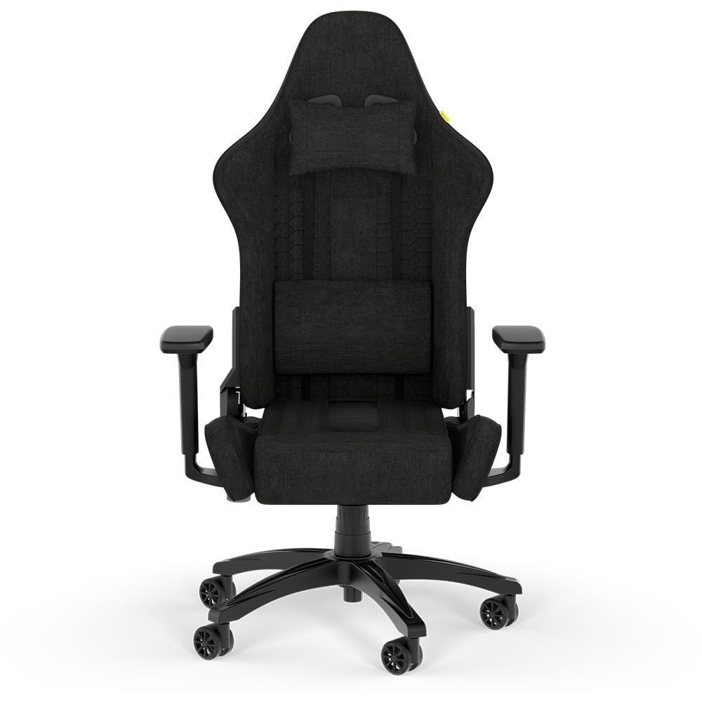 Cadeira Gamer Corsair TC100 Relaxed Fabric, Até 120Kg, Com Almofadas, Reclinável, Cilindro de Gás Classe 4, Preto - CF-9010051-WW - view 5