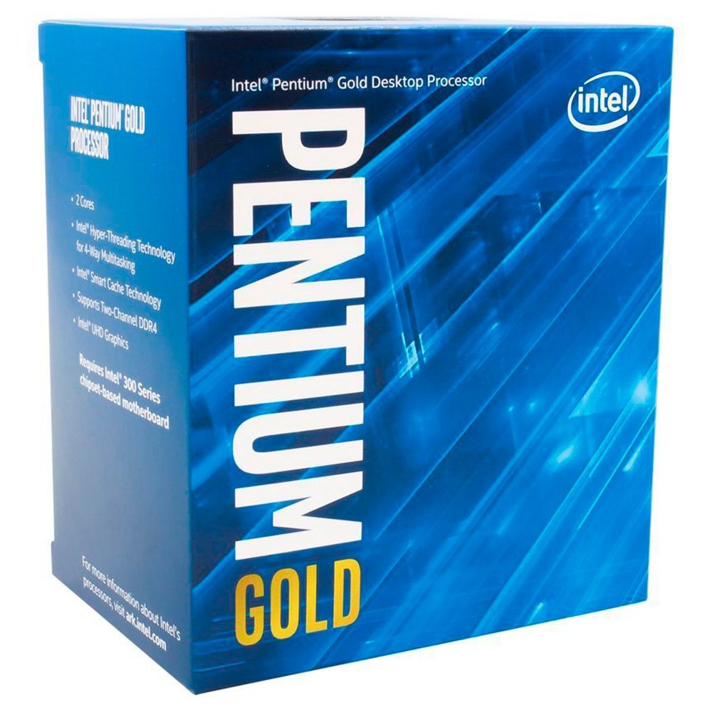 Processador Intel Pentium Gold G6405, 4.10 GHz, Cache 4MB, Dual Core, 4 Threads, LGA1200 - BX80701G6405