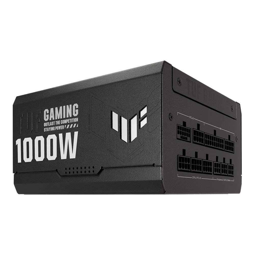 Fonte ASUS TUF Gaming, 1000W, 80 Plus Gold, Modular, PFC Ativo, Com Cabo, Preto - 90YE00S1-B0BA00 Fonte ASUS TUF Gaming, 1000W, 80 Plus Gold, Modular, PFC Ativo, Com Cabo, Preto - 90YE00S1-B0BA00
