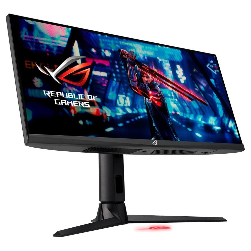 Monitor Asus ROG Strix 29.5, IPS, 220Hz, 1ms, HDMI e DisplayPort, 110% sRGB, HDR, FreeSync Premium, Altura e Ângulo Ajustável, VESA - XG309CM Monitor Asus ROG Strix 29.5, IPS, 220Hz, 1ms, HDMI e DisplayPort, 110% sRGB, HDR, FreeSync Premium, Altura e Ângulo Ajustável, VESA - XG309CM