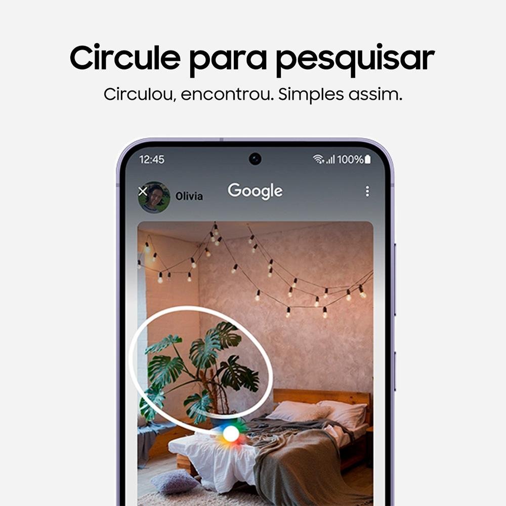 Smartphone Samsung Galaxy S23, 5G, 128GB, 8GB RAM, Octa Core, Câmera Tripla 50MP, Tela Infinita de 6.1, Violeta - SM-S911BLIRZTO Smartphone Samsung Galaxy S23, 5G, 128GB, 8GB RAM, Octa Core, Câmera Tripla 50MP, Tela Infinita de 6.1, Violeta - SM-S911BLIRZTO