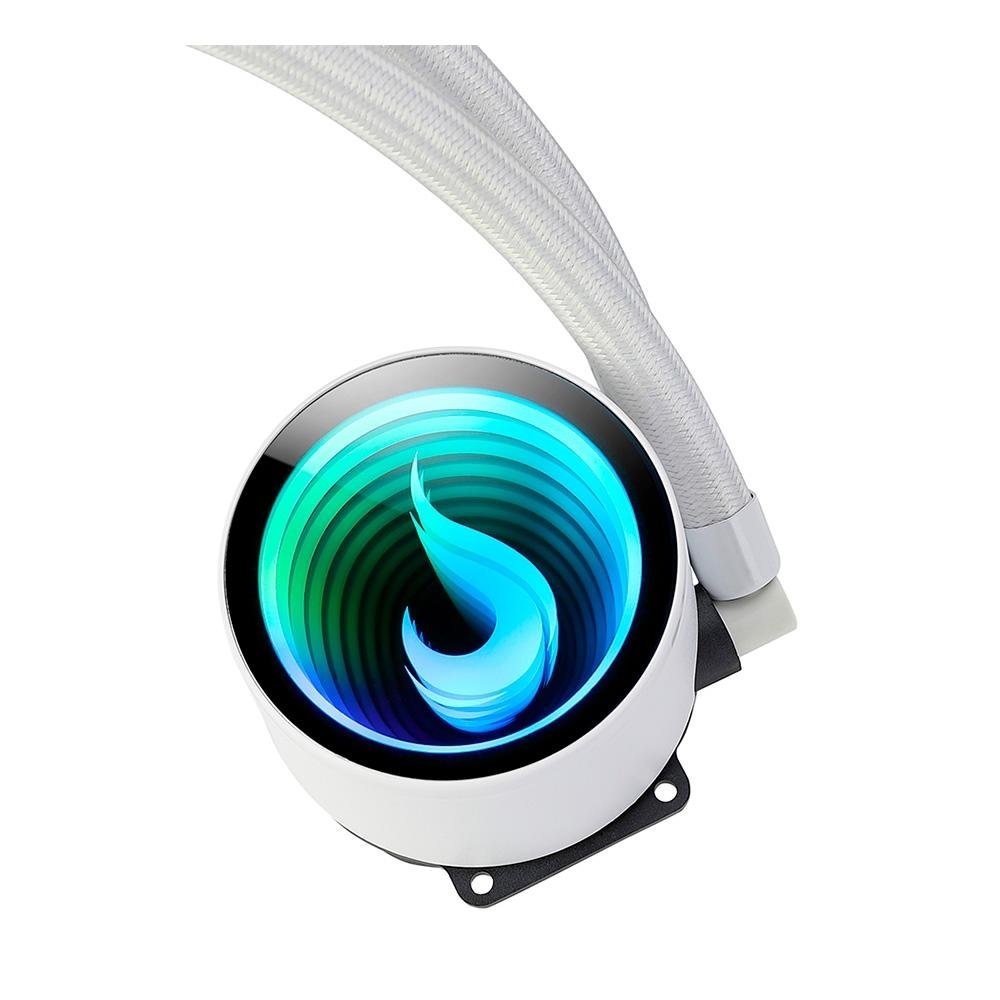 Water Cooler Rise Mode Aura Frost Pro, ARGB, 240mm, AMD/Intel, Branco - RM-WCZ-06-ARGB