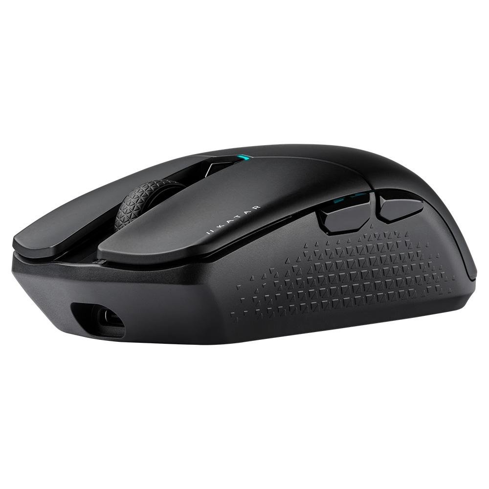 Mouse Gamer Corsair Katar Elite Wireless, RGB, 26000 DPI, 6 Botões, Preto - CH-931C111-NA Mouse Gamer Corsair Katar Elite Wireless, RGB, 26000 DPI, 6 Botões, Preto - CH-931C111-NA