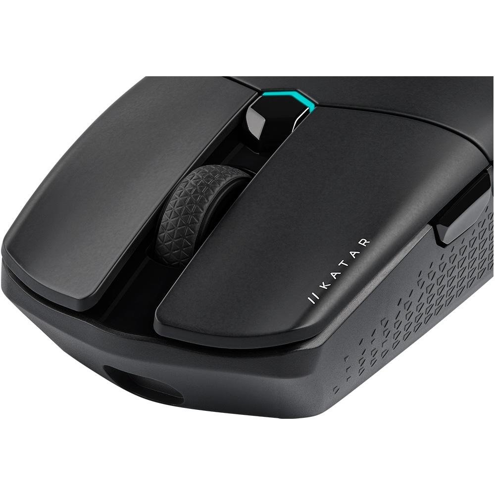 Mouse Gamer Corsair Katar Elite Wireless, RGB, 26000 DPI, 6 Botões, Preto - CH-931C111-NA Mouse Gamer Corsair Katar Elite Wireless, RGB, 26000 DPI, 6 Botões, Preto - CH-931C111-NA