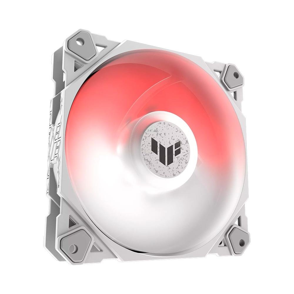 Kit com 3 Ventoinhas ASUS Tuf Gaming TF120, 120mm, ARGB, Branco - 90DA0033-B00030