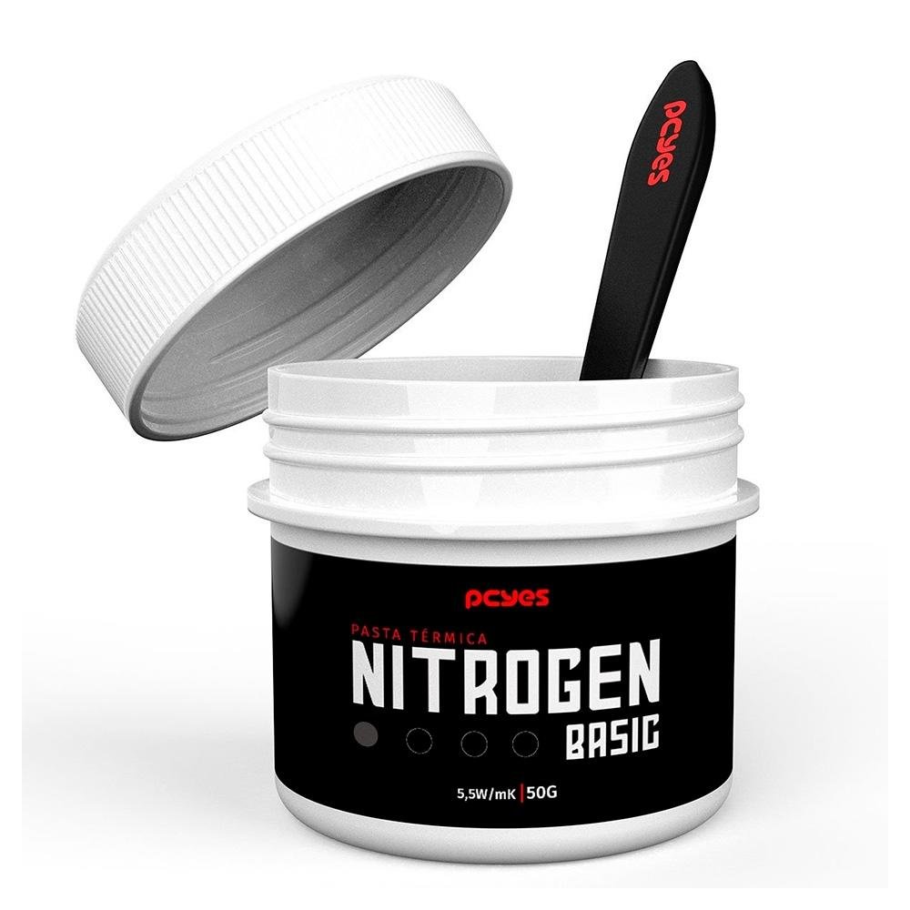 Pasta Térmica PCYES Nitrogen Basic, 5.5W, 50g, Cinza - PCYNB5055