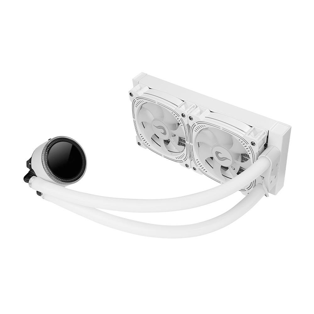 Water Cooler Rise Mode Aura Ice, ARGB, 240mm, AMD/Intel, Branco - RM-WAI-02-ARGB Water Cooler Rise Mode Aura Ice, ARGB, 240mm, AMD/Intel, Branco - RM-WAI-02-ARGB