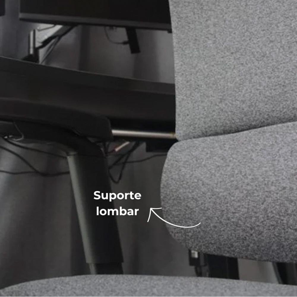 Cadeira Elements Nemesis, Até 150kg, Reclinável, Descanso de Braço 5D, Cilindro de Gás Classe 4, Cinza - 70098 Cadeira Elements Nemesis, Até 150kg, Reclinável, Descanso de Braço 5D, Cilindro de Gás Classe 4, Cinza - 70098