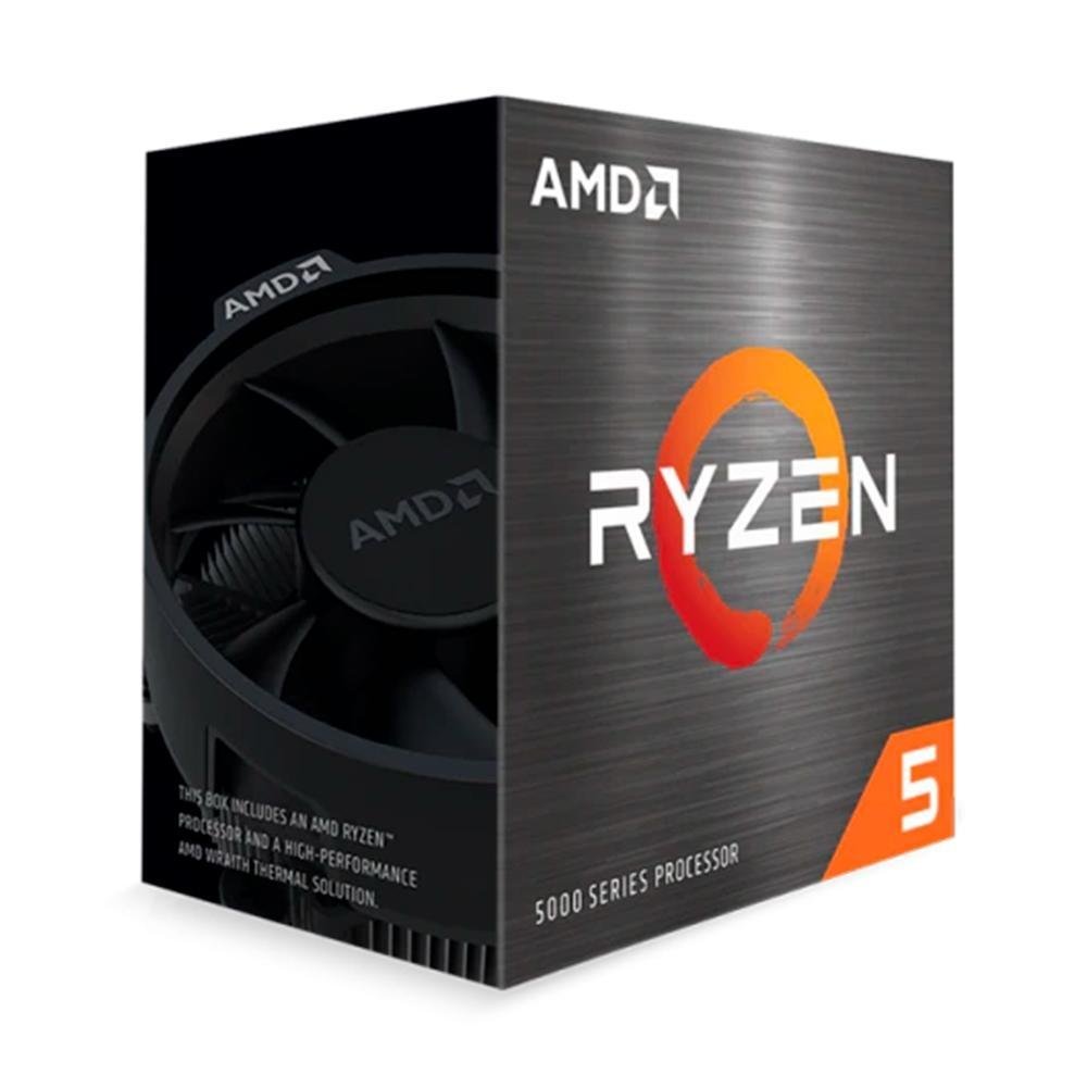 Processador AMD Ryzen 5 5600X + Placa Mãe MSI A320M-A Pro, AMD AM4