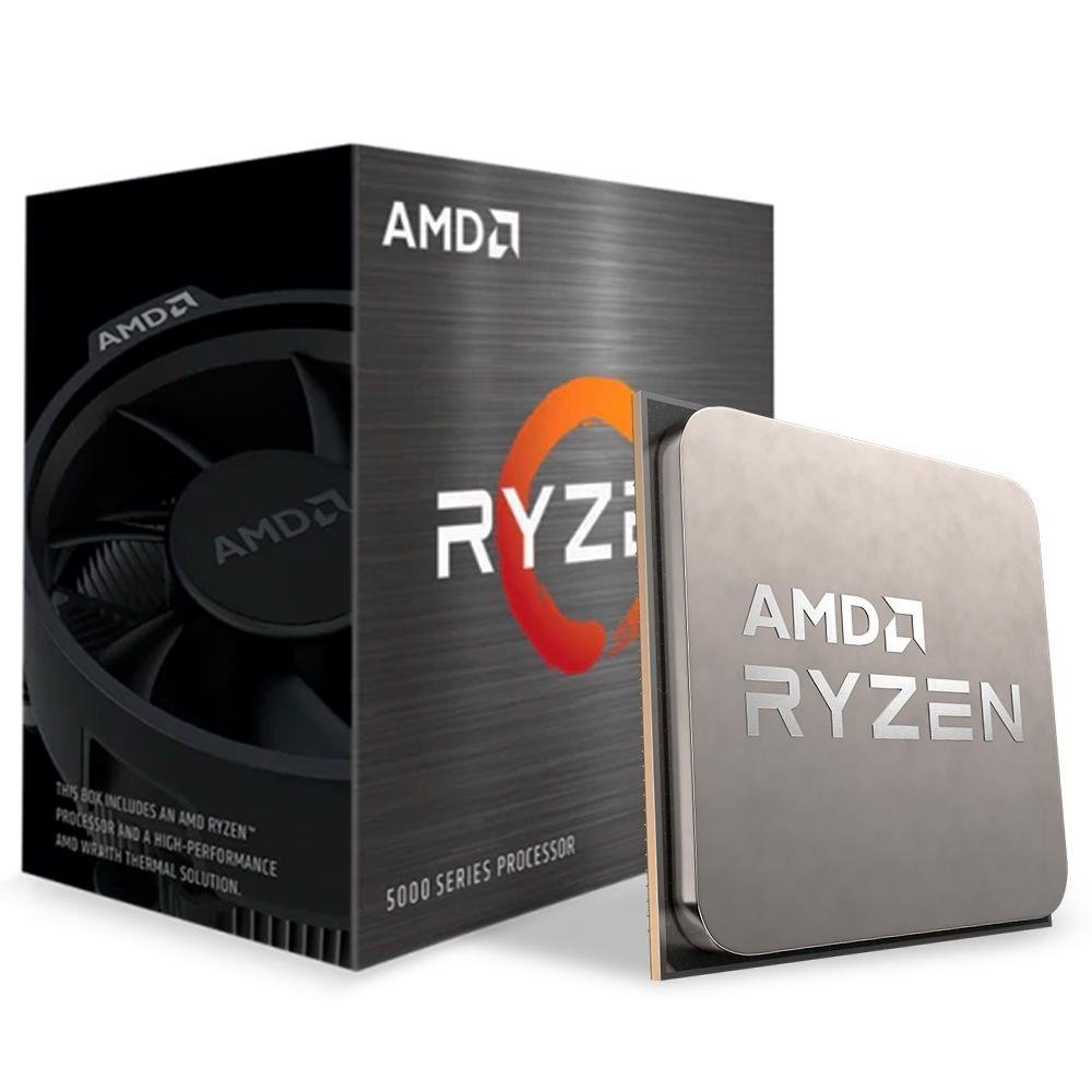 Processador AMD Ryzen 5 5600X + Placa Mãe MSI A320M-A Pro, AMD AM4