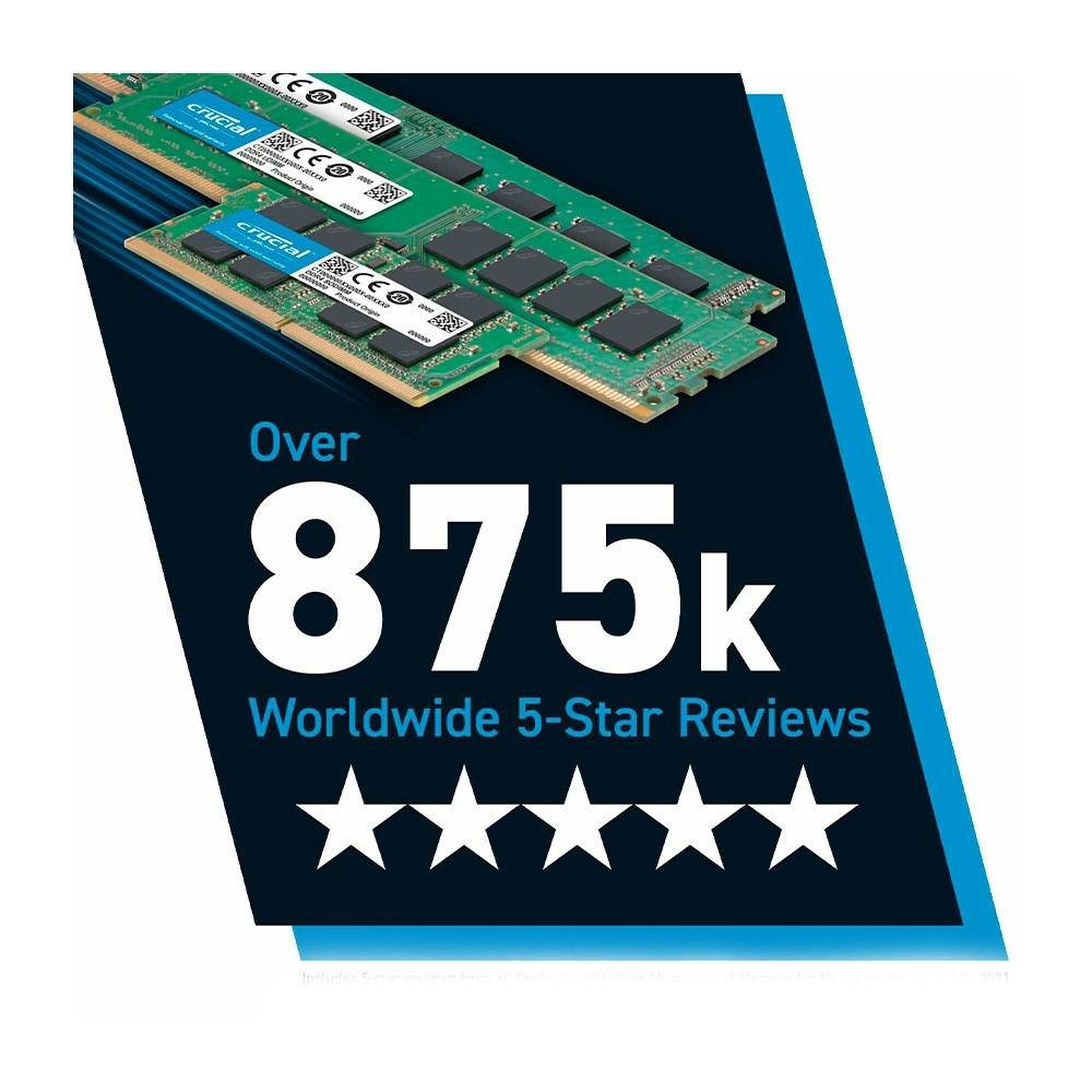 Memória Crucial Udimm, 8GB | KaBuM!