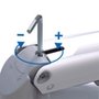 Suporte de Mesa Articulado para Monitor de 17" a 35" ELG, com Pistão a Gás, Branco - F80W