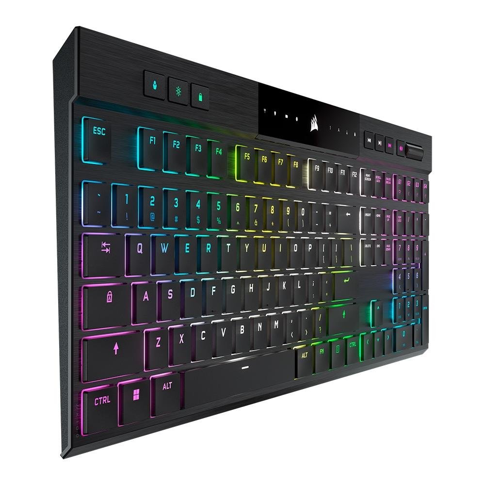 Teclado Mecânico S Fio Gamer Corsair K100 | KaBuM!